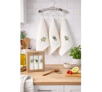 textile idea - Set regalo composto da 3 strofinacci 40 x 60 cm, 100% cotone, morbido, ad asciugatura rapida e assorbente, ideale come regalo di inaugurazione della casa, 3 pezzi