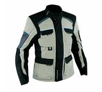 Textile Vented Waterproof Motorcycle Motorbike Quality Touring Jacket Sand S