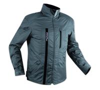 Giacca Moto Scooter City Protezioni CE Sfoderabile Giubbino Impermeabile Blu