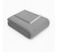 Textilhome Copridivano e Copriletto Multiuso - Telo Arredo Plaid Foulard Modello Martina, 230x285 cm, Copertura per Divano. Colore Grigio scuro, Certificato OEKO-TEX