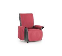 Textilhome Copripoltrona Relax ADELE 55 cm Reversibile Trapuntata Rosso | Protegge da macchie, peli e graffi. Trapuntata, reversibile, facile da applicare e ideale per animali domestici.
