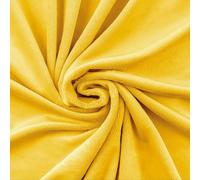 TexTrend Tessuto al Metro per Cucito - Tessuto di Peluche Minky - 1 Metro 160 x 100 cm - Neonati - Morbido - Liscio Giallo