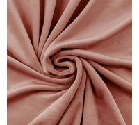 TexTrend Tessuto al Metro per Cucito - Tessuto di Peluche Minky - 1 Metro 160 x 100 cm - Neonati - Morbido - Liscio Salmone