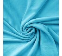 TexTrend Tessuto al Metro per Cucito - Tessuto di Peluche Minky - 1 Metro 160 x 100 cm - Neonati - Morbido - Liscio Turchese