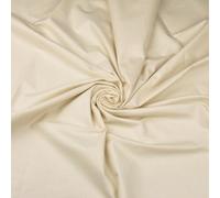 Textrend, tessuto in cotone a metro, per bambini, tinta unita, morbido, tessuto 1x1,6m, patchwork, stoffa per cucire, tessuti metraggio (Beige)
