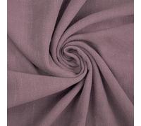 Textrend tessuto in lino-viscosa, 1x1,35m, tessuti per cucito, patchwork, stoffa a metro, morbido, tinta unita (Uva)
