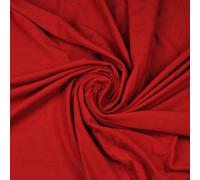 Textrend, tessuto jersey a metraggio, 100% cotone, morbido, tessuti per cucito, tinta unita, patchwork, stoffa 1x1,75m, 140g/m2, craftina, metro (Rosso)
