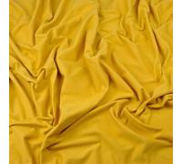 Textrend, tessuto jersey a metraggio, 100% cotone, morbido, tessuti per cucito, tinta unita, patchwork, stoffa 1x1,75m, 140g/m2, craftina, metro (Senape)