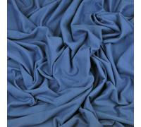 Textrend, tessuto jersey a metraggio, 100% cotone, morbido, tessuti per cucito, tinta unita, patchwork, stoffa 1x1,75m, 140g/m2, craftina, metro (Jeans)