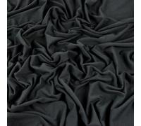 Textrend, tessuto jersey a metraggio, 100% cotone, morbido, tessuti per cucito, tinta unita, patchwork, stoffa 1x1,75m, 140g/m2, craftina, metro (Grafite)