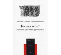 Textura rerum. Parvenza apparenza appariscenza