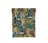 Texture colorata della pelle di serpente, Spremere il portafoglio superiore da donna Borsa portaoggetti Piccola portamonete Portamonete