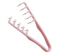 Texture Comb - Dente largo per la cura dei capelli ricci, strumento volumizzante con denti fissi, accessorio per la toelettatura a contatto fisso per il controllo 'effetto, per donne e