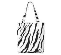 Texture della tigre del Bengala,Borse della spesa riutilizzabili, borse per la spesa, borsa a tracolla in tela di grande capacità