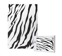 Texture della tigre del Bengala,Puzzle in legno da 1000 pezzi per adulti e adolescenti
