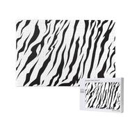 Texture della tigre del Bengala,Puzzle in legno da 1000 pezzi per famiglie, puzzle per adulti e adolescenti