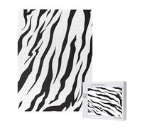 Texture della tigre del Bengala,Puzzle in legno da 500 pezzi per adulti e adolescenti