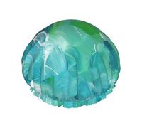 texture di pittura a olio blu Stampa DoppiaCuffia da a Cuffie da a per bagno Cuffie da a per donna Uomo Salone Uso domestico