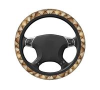 Texture Of Wicker Basket Beige Colori Auto Stretch Volante Coprivolante Universale 15 Pollici, Antiscivolo, Traspirante Per SUV Trucks