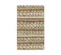 Texture of Woven Beige Single Toggle Blank Wall Plate Light Switch Cover Decorativo 1 Gang per Cucina Camera Bagno Dimensioni 11,4 x 7 cm