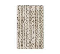 Texture of Woven Light Beige Single Toggle Blank Wall Plate Light Switch Cover Decorativo 1 Gang per Cucina Camera Bagno Dimensioni 11,4 x 7 cm
