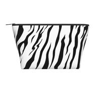 Texture tigre del Bengala stampata, Borsa da toilette Borsa per trucco Borsa per cosmetici Borsa da toilette da viaggio portatile