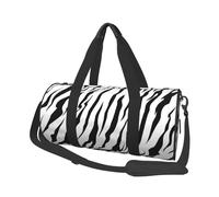 Texture tigre del Bengala stampata, Borsone da viaggio di grande capacità Borsa rotonda Borsa da viaggio sportiva Borsa da viaggio Borsa da fitness