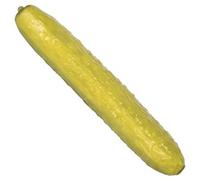 Textured Vegetable Plush, Pickled Cucumber Sensory Toy, 5.5 Inch Foam with Slow Rise, Soft Realistic Stress Reliever, Green Accessory with Bumpy Design, Calming Tool for School Students