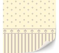 TexturKontor 3 fogli di carta da parati autoadesiva per case delle bambole, in scala 1:12, stile vittoriano antico classico (Charlotte)