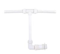 Texvora 19,9 nella fontana doppia dello stagno dello spruzzo, spruzzatore della cascata per le piscine interrate e fuori terra, installazione semplice