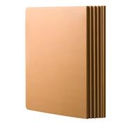 Texvora 6 quaderni bianchi A4, 20 x 28 cm, 72 pagine beige, copertina fai da te, per ufficio e scuola