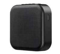 Texvora Amplificatore Vocale per Insegnanti, Mini Megafono Altoparlante Portatile con Microfono Auricolare Wireless, Wireless 5.0, USB e TF, 1200 mAh, 8.4 x 8.4 x 2.8 cm