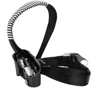 Texvora Ascender del piede per l'arrampicata, progettazione del piede sinistro, lega di alluminio del magnesio per la corda di 8-12mm, capacità di carico 350lb
