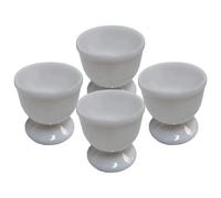 Texvora Elegante set di 4 portauova da 4 pezzi, 4,8 cm, porta uova sode, elegante accessorio per la colazione