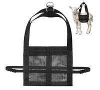 Texvora Imbracatura per pesatura bestiame e imbracatura per capre, pecore, vitelli, supporto in nylon resistente, cinghie regolabili, anello in metallo supporta 453,6 kg