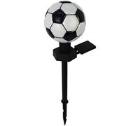 Texvora Luce solare del calcio per il giardino, 16,5 nella lampada del palo di calcio, impermeabile ha condotto la decorazione esterna, Auto On/Off