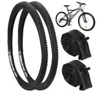 Texvora Pneumatici Trail-Grade 26 X 1.95 Con Tubi 26 X 1.9-2.125 In, Valvola Av 32 mm, 2-Pack Pneumatici E Tubi Set Per Mountain E Cruiser S