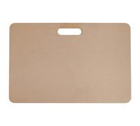 Texvora Tavola per la creazione di ceramiche con manico, in MDF portatile per scolpire l'argilla, facile da pulire, ideale per arte fai da te