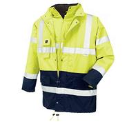 teXXor, 4112, Alta visibilità Parka Calgary impermeabile, giacca antivento lavoro, giallo M