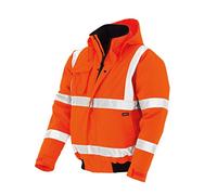 teXXor, 4119, Alta visibilità Giacca Pilot Whistler impermeabile, antivento giacca lavoro, L, arancio