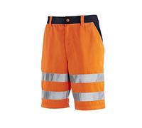 teXXor 4345-44 "Erie" High Visibility-Short, arancione/blu navy, taglia 44