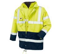teXXor Attenzione scommessarschutzparka Calgary giallo fluorescente/navy S