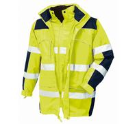 teXXor Attenzione scommessarschutzparka Torona giallo fluorescente/navy XL