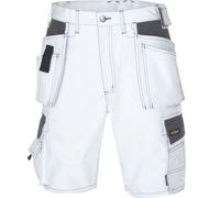 teXXor Canvas-Arbeitpantaloncini bermuda bianco/grigio 48