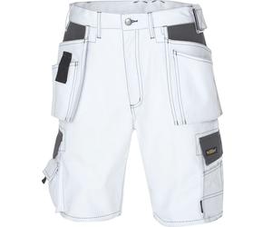 teXXor Canvas-Arbeitpantaloncini bermuda bianco/grigio 62