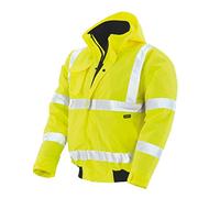 teXXor - Giacca catarifrangente Pilot Whistler impermeabile, antivento giacca da lavoro, Giallo, 4118