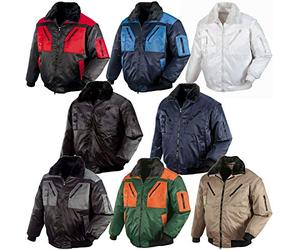 texxor Giacca da lavoro da pilota, 4 in 1, nero/grigio, 5XL