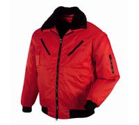 teXXor Giacca da pilota rossa Oslo 3XL