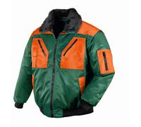 teXXor Giacca pilota Oslo verde/arancio L