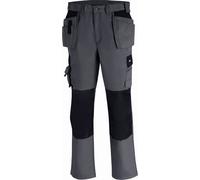 teXXor Pantaloni di tela Panama grigio/nero 60